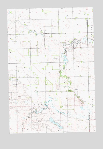 Hamlin, ND USGS Topographic Map