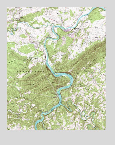 Austinville, VA USGS Topographic Map