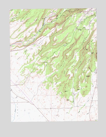 Hamlin Canyon, CA USGS Topographic Map