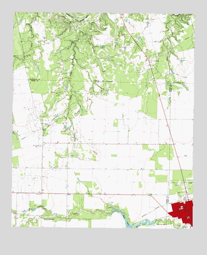 Hamlin NW, TX USGS Topographic Map