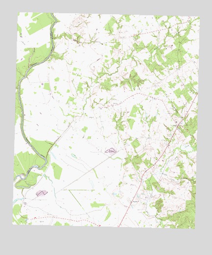 Austonio, TX USGS Topographic Map