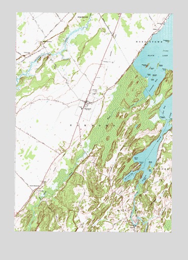 Hammond, NY USGS Topographic Map