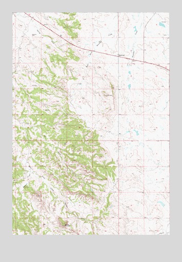 Hammond, MT USGS Topographic Map