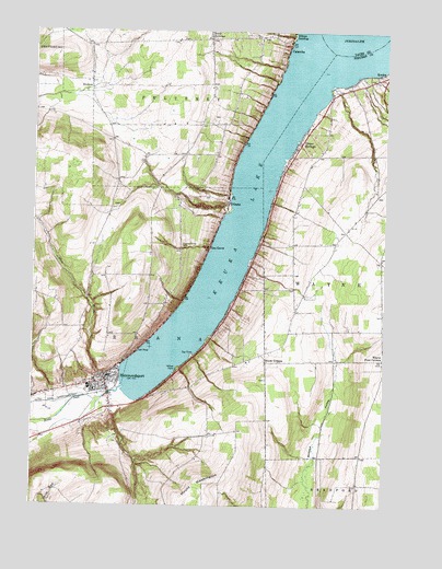 Hammondsport, NY USGS Topographic Map