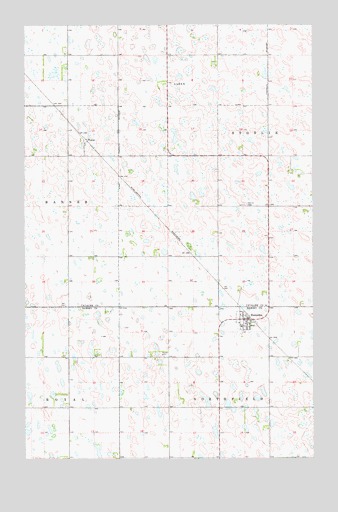 Hampden, ND USGS Topographic Map