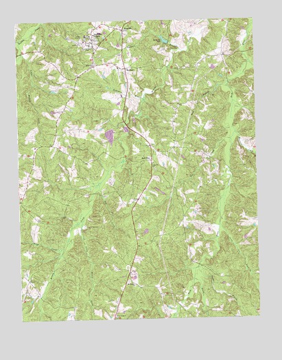 Hampden Sydney, VA USGS Topographic Map