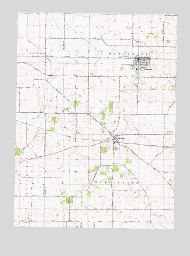 Hampshire, IL USGS Topographic Map