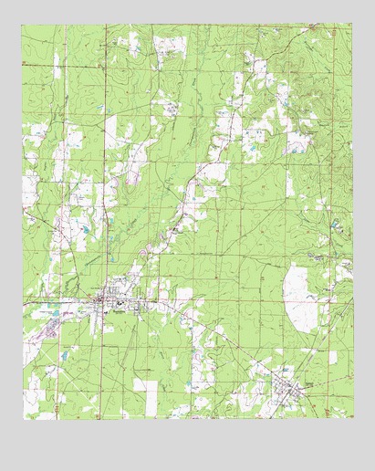 Hampton, AR USGS Topographic Map