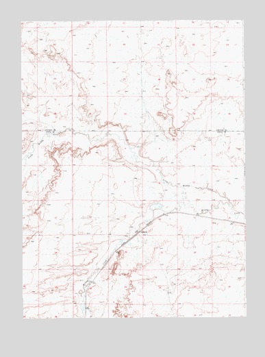 Hampton, WY USGS Topographic Map