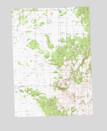 Hampton Butte, OR USGS Topographic Map