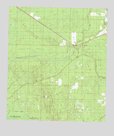 Hampton Springs, FL USGS Topographic Map