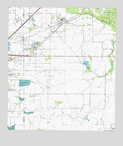 Hamshire, TX USGS Topographic Map
