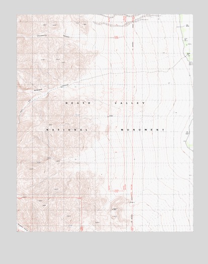 Hanaupah Canyon, CA USGS Topographic Map