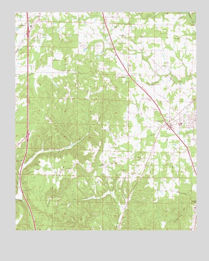 Hanceville, AL USGS Topographic Map