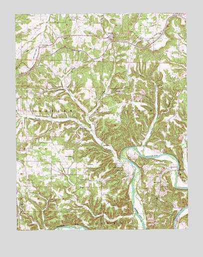 Hancock, MO USGS Topographic Map