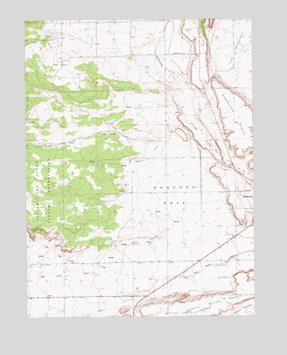 Hancock Cove, UT USGS Topographic Map