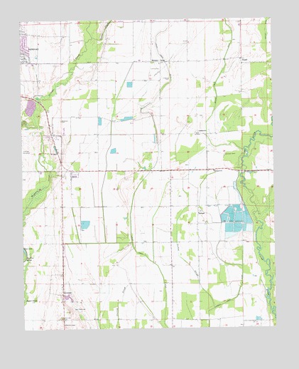 Auvergne, AR USGS Topographic Map