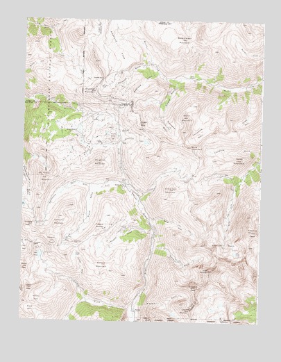 Handies Peak, CO USGS Topographic Map