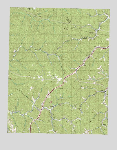 Handshoe, KY USGS Topographic Map