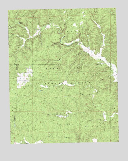 Handy, MO USGS Topographic Map