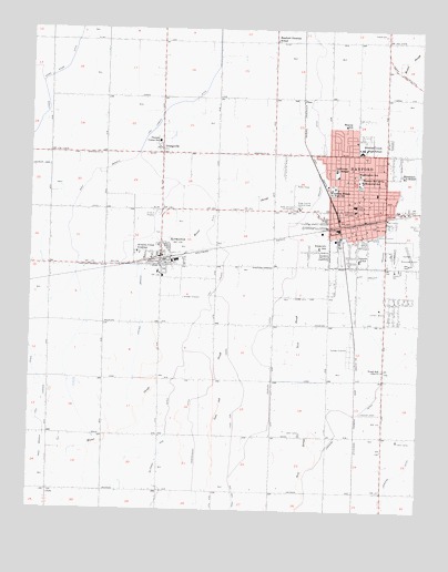 Hanford, CA USGS Topographic Map
