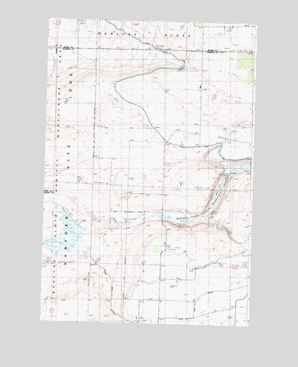 Hanford NE, WA USGS Topographic Map