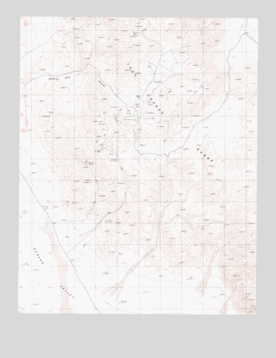 Hanging Rock Canyon, CA USGS Topographic Map