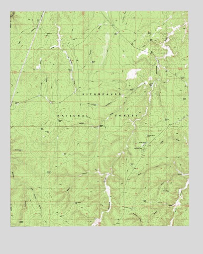 Hanks Draw, AZ USGS Topographic Map
