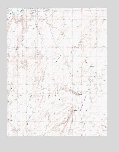 Hanksville, UT USGS Topographic Map