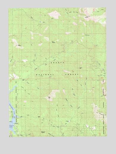 Hanland Peak, CA USGS Topographic Map