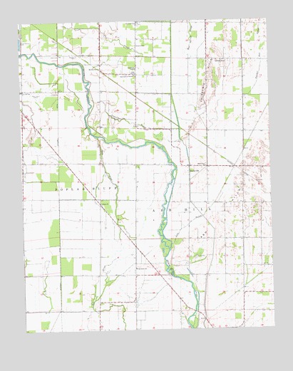 Hanleyville, MO USGS Topographic Map
