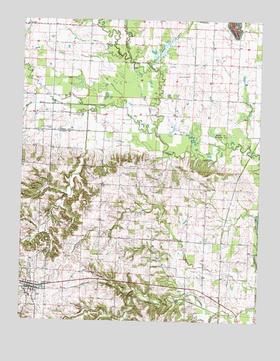 Ava, IL USGS Topographic Map