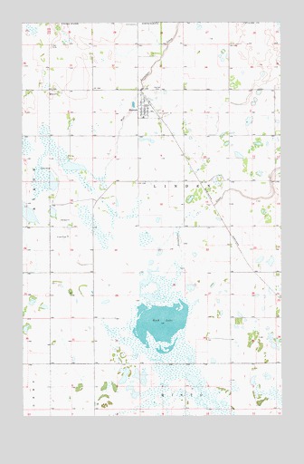 Hannah, ND USGS Topographic Map