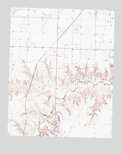 Hannas Draw East, TX USGS Topographic Map
