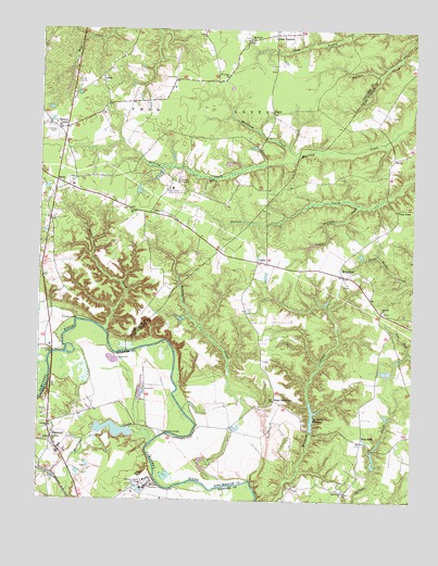 Hanover, VA USGS Topographic Map
