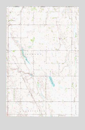 Hansboro NE, ND USGS Topographic Map