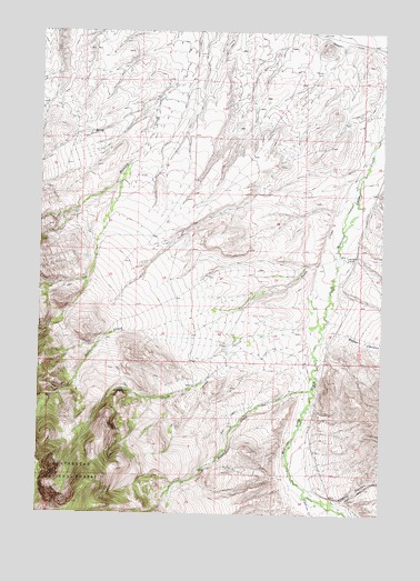 Hansen Ranch, MT USGS Topographic Map