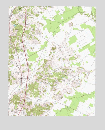 Hanson, KY USGS Topographic Map