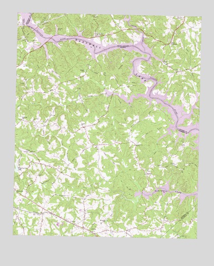 Avalon, GA USGS Topographic Map