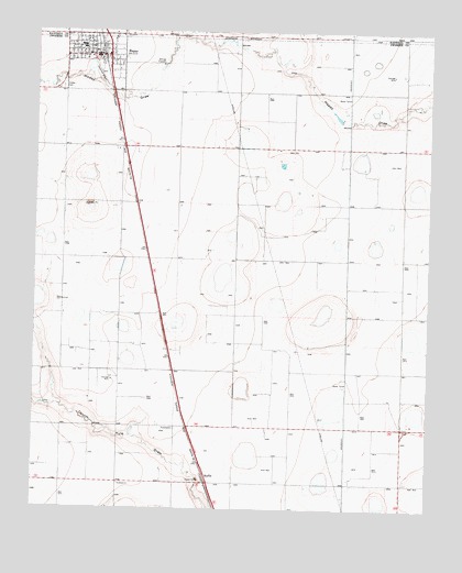 Happy, TX USGS Topographic Map