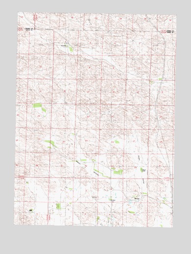 Happy Hollow, NE USGS Topographic Map