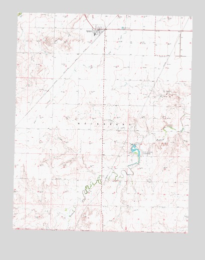 Hardesty, OK USGS Topographic Map