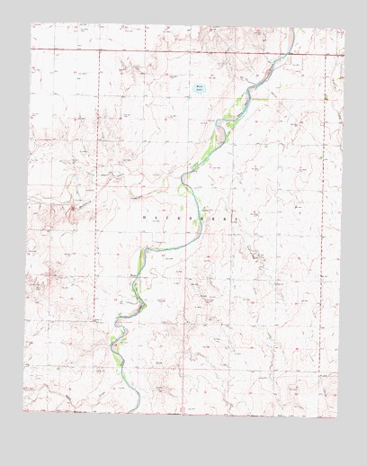 Hardesty SE, OK USGS Topographic Map