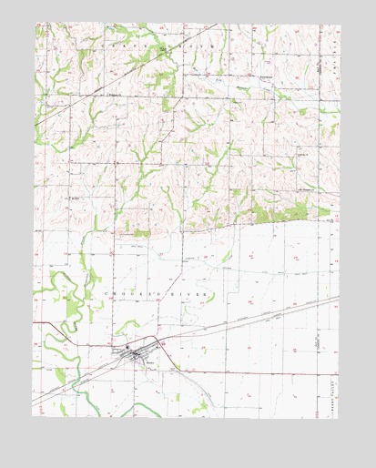 Hardin, MO USGS Topographic Map