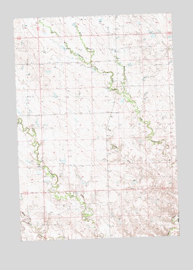 Avance SE, SD USGS Topographic Map