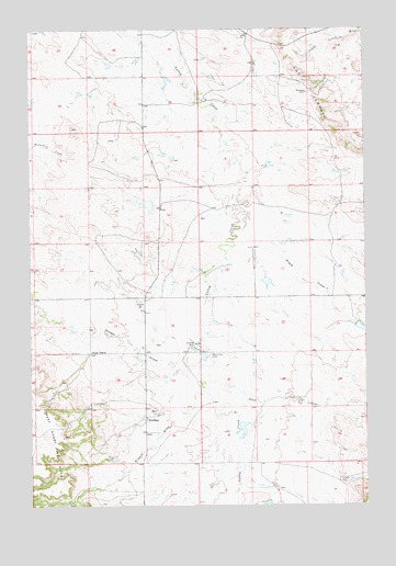 Harding, SD USGS Topographic Map