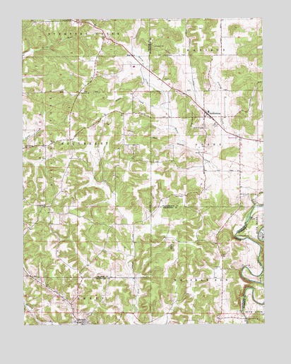 Hardinsburg, IN USGS Topographic Map