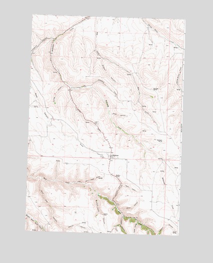Hardman, OR USGS Topographic Map
