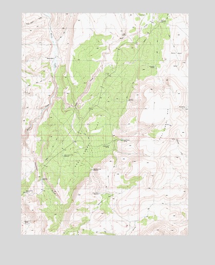 Hardscrabble, NV USGS Topographic Map