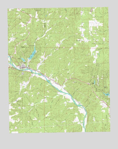 Hardy, AR USGS Topographic Map